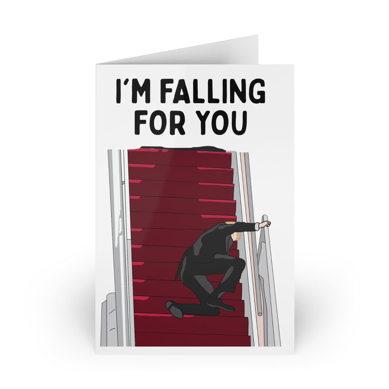 I'm Falling For You - Valentines Card