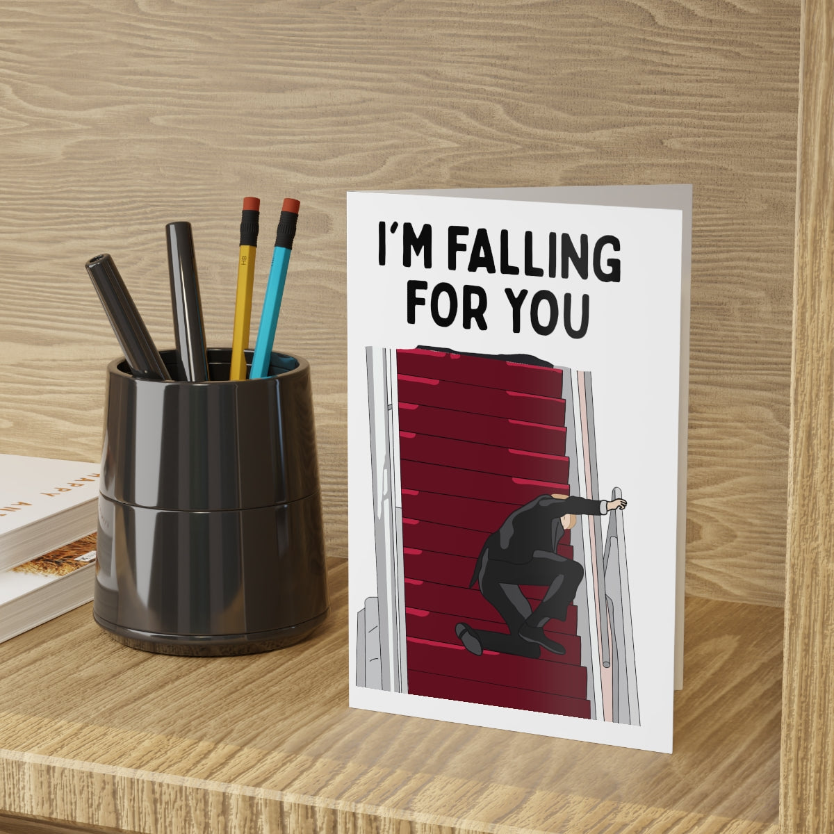 I'm Falling For You - Valentines Card