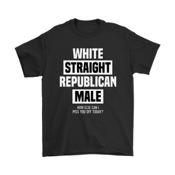 White Straight Republican Male T Shirt