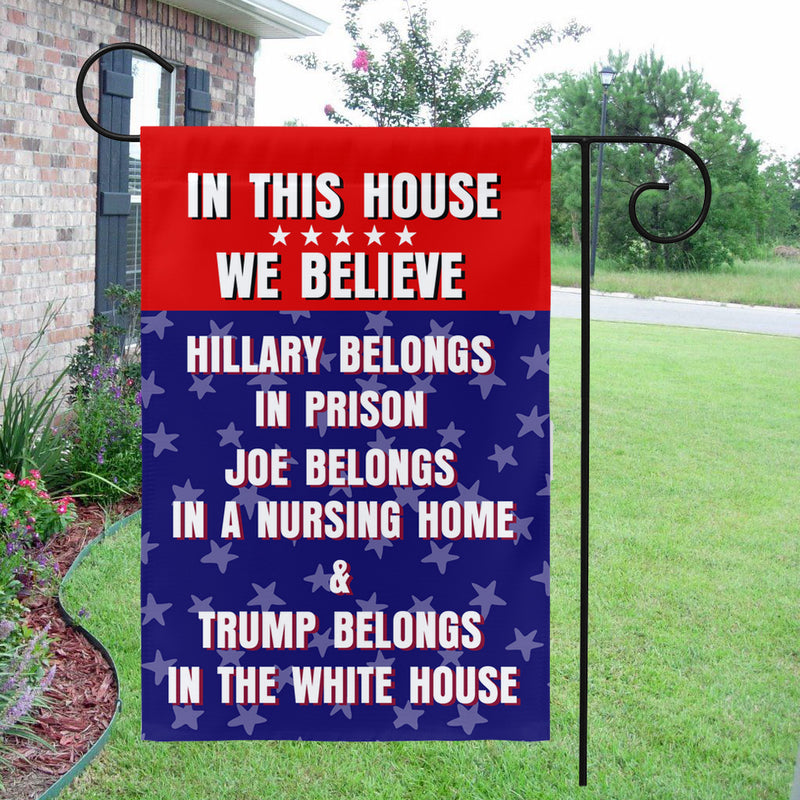 In This House Yard Flag