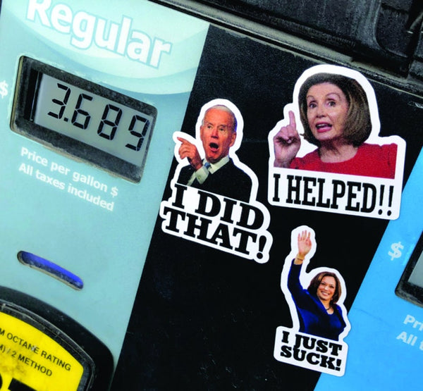 Gas Stickers (Nancy, Joe, Kamala Bundle)