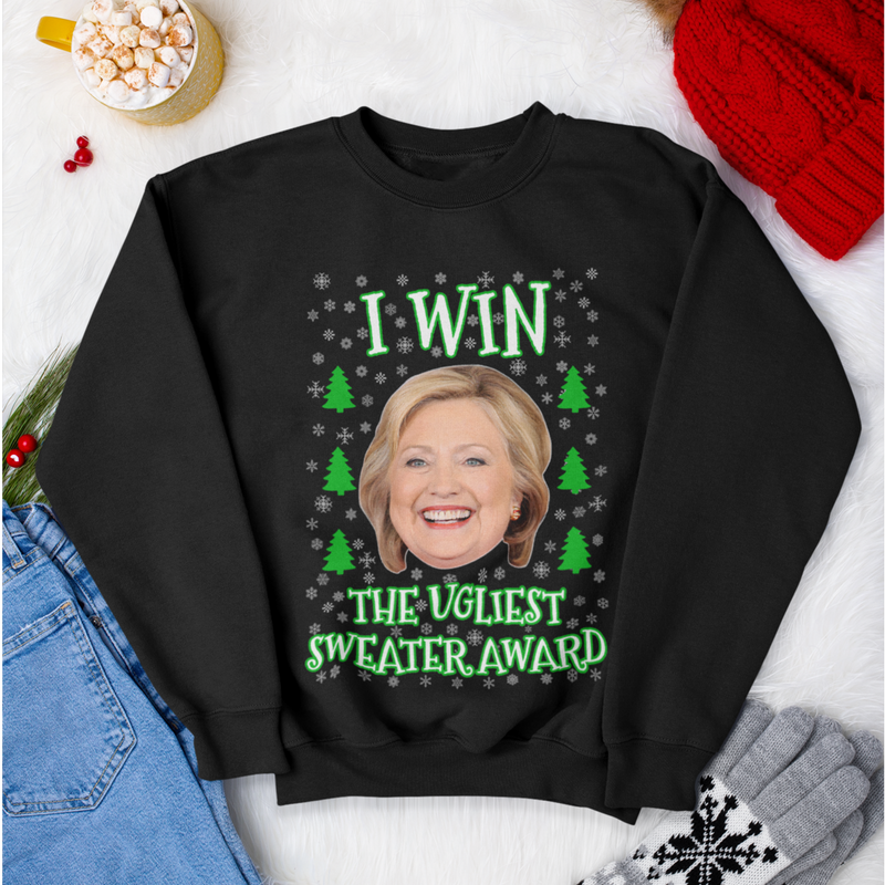 Hilary Ugliest Christmas Sweater