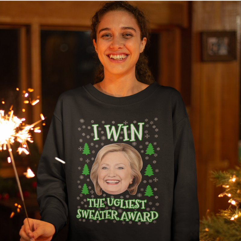 Hilary Ugliest Christmas Sweater