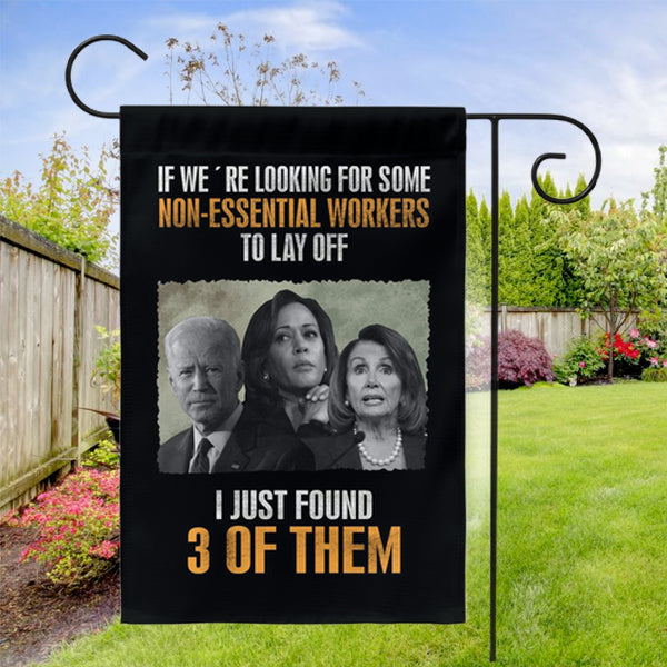 Non-essential Workers Yard Flag