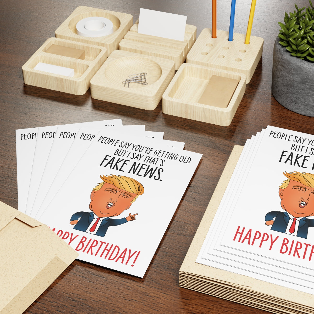 You're Old, Fake News - Birthday Card
