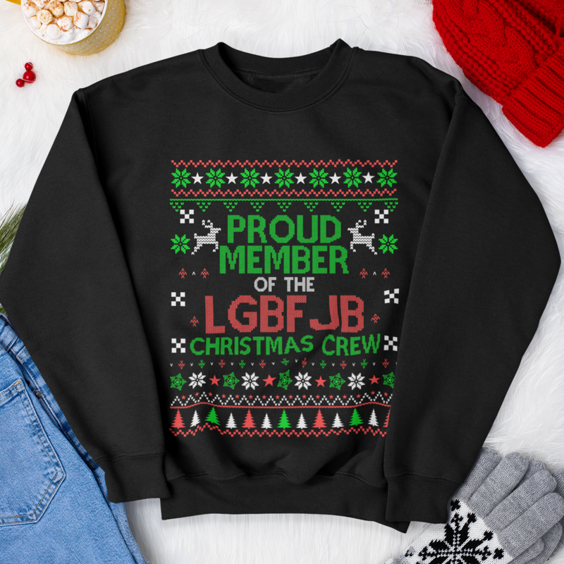 LGBFJB Christmas Crew Sweater (Unisex)