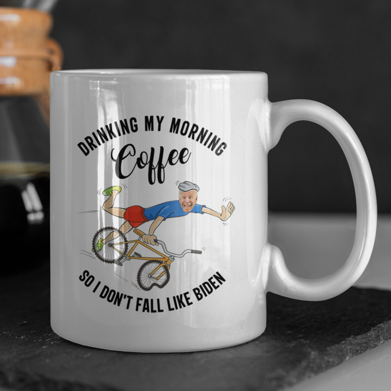 Drinking My Morning Coffee So I Don't Fall Mug