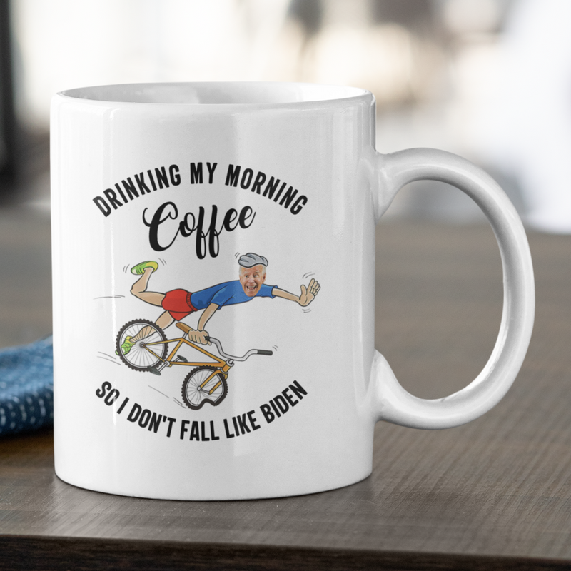 Drinking My Morning Coffee So I Don't Fall Mug