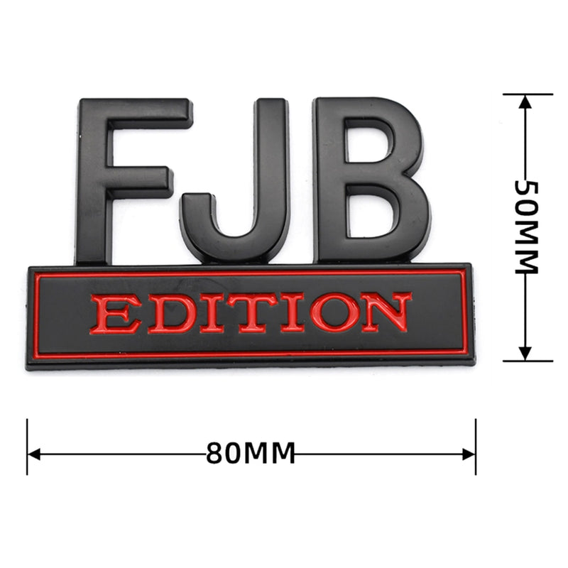 FJB Edition Fender Badge Emblem