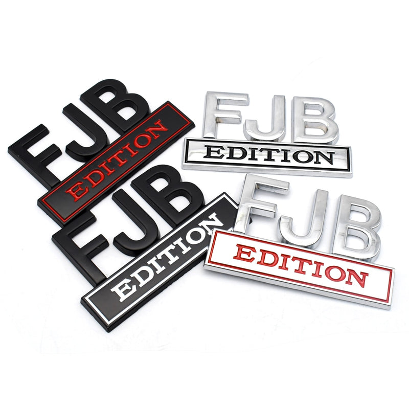 FJB Edition Fender Badge Emblem