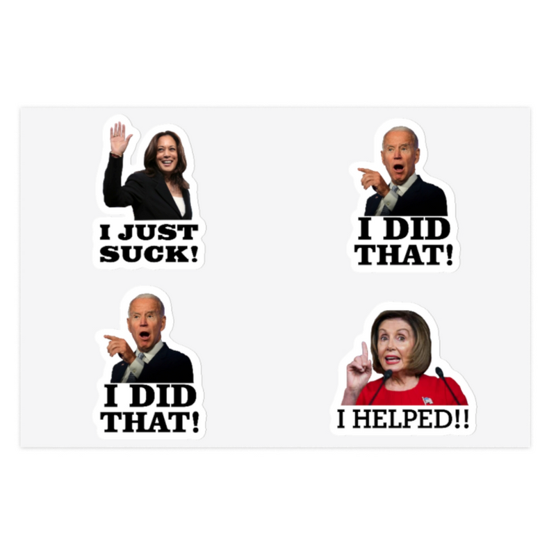 Gas Stickers (Nancy, Joe, Kamala Bundle)