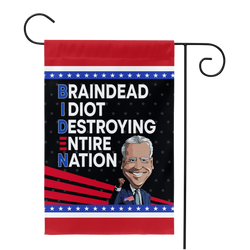 Braindead Idiot Yard Flag