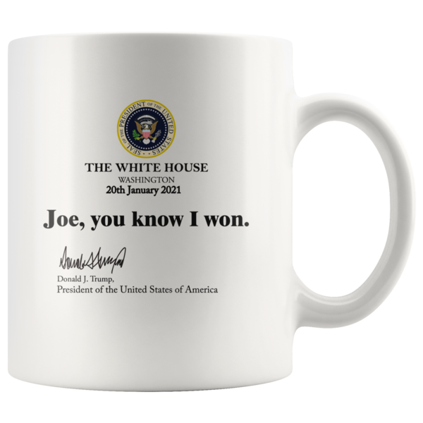 Joe You Know I Won Mug (Bundle Of 3) - Black Friday Deal