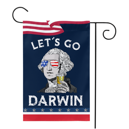 Lets Go Darwin Yard Flag
