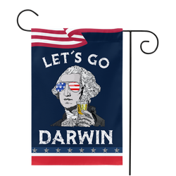 Lets Go Darwin Yard Flag