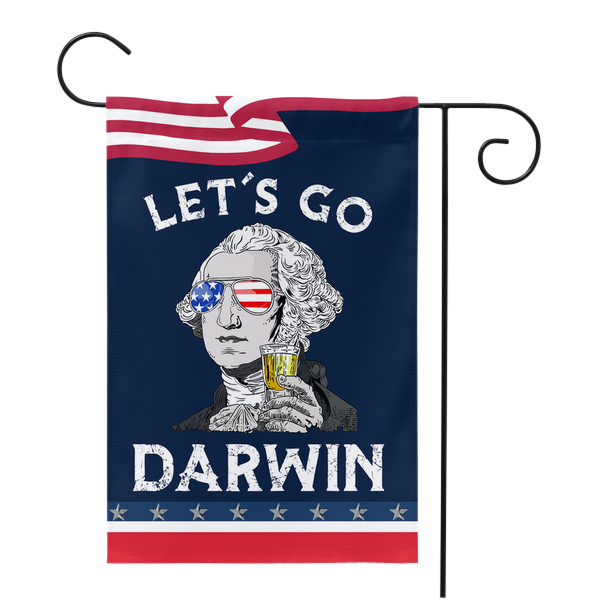 Lets Go Darwin Yard Flag
