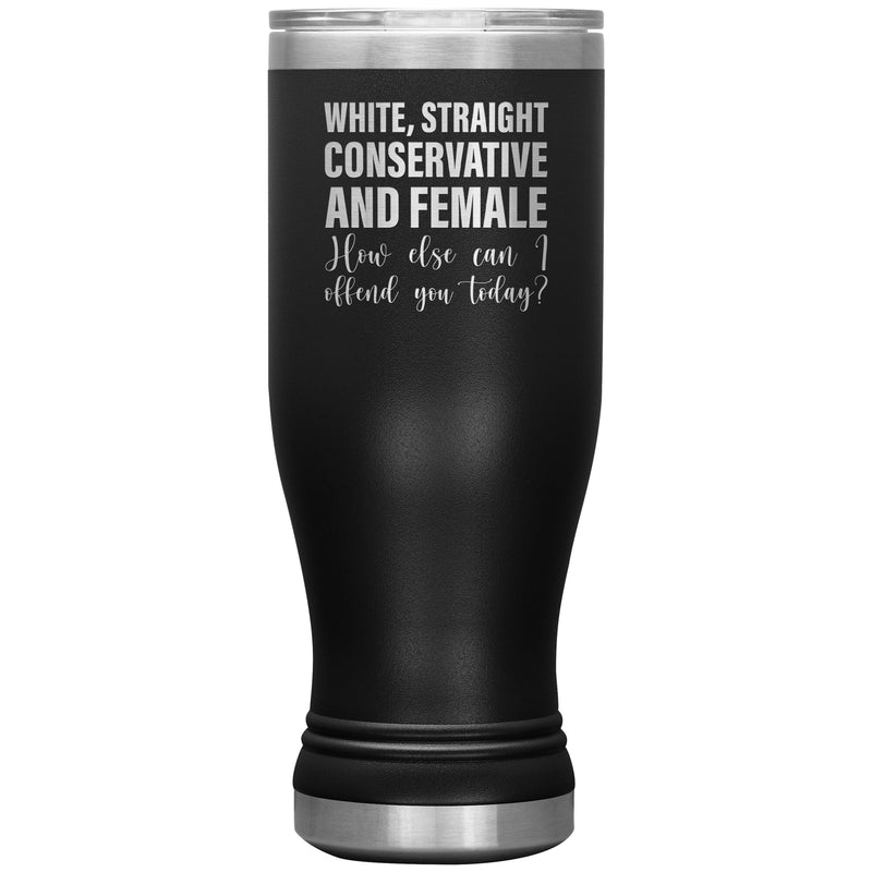 White Straight Conservative Female Tumbler 2
