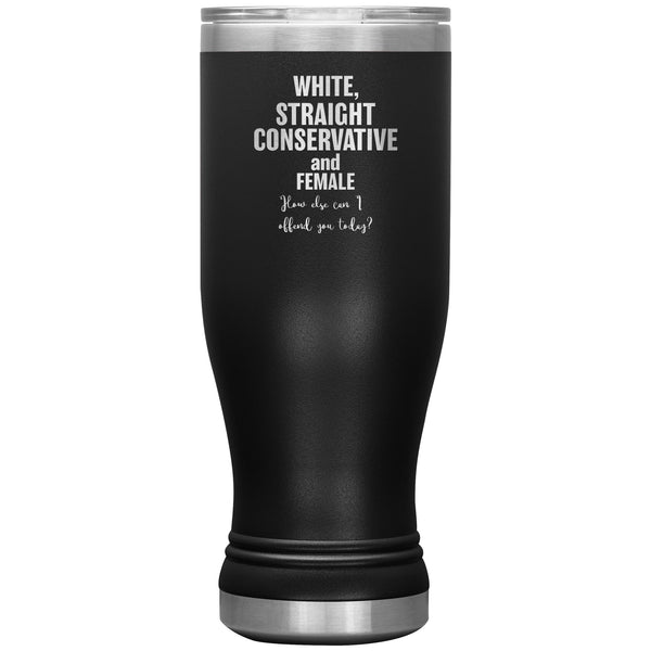 White Straight Conservative Female Tumbler
