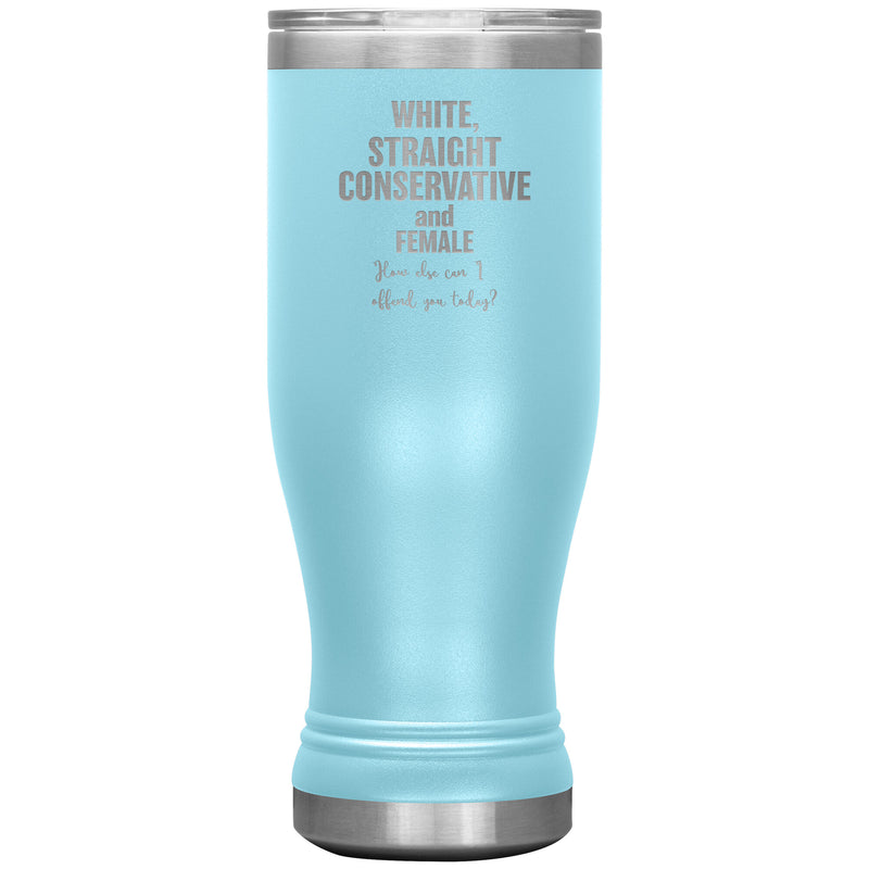 White Straight Conservative Female Tumbler