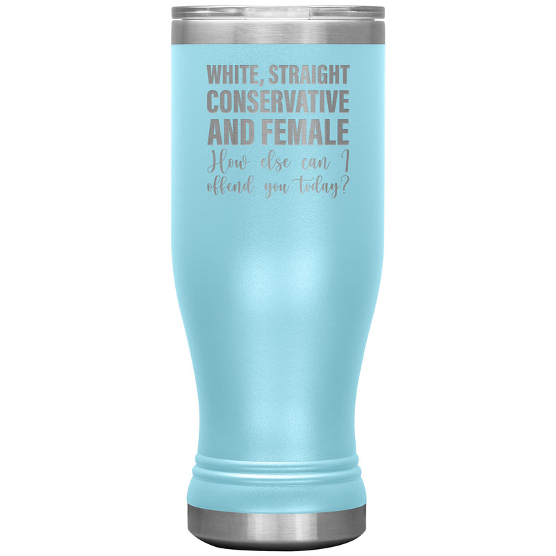 White Straight Conservative Female Tumbler 2