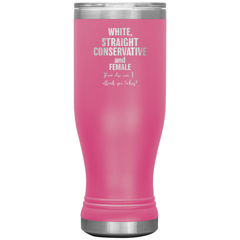 White Straight Conservative Female Tumbler