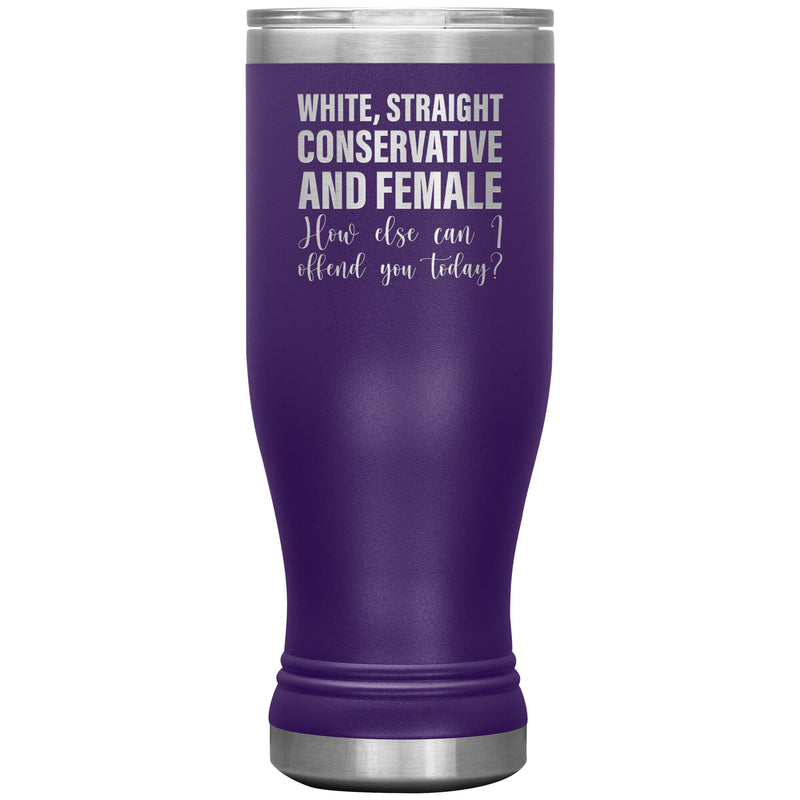 White Straight Conservative Female Tumbler 2