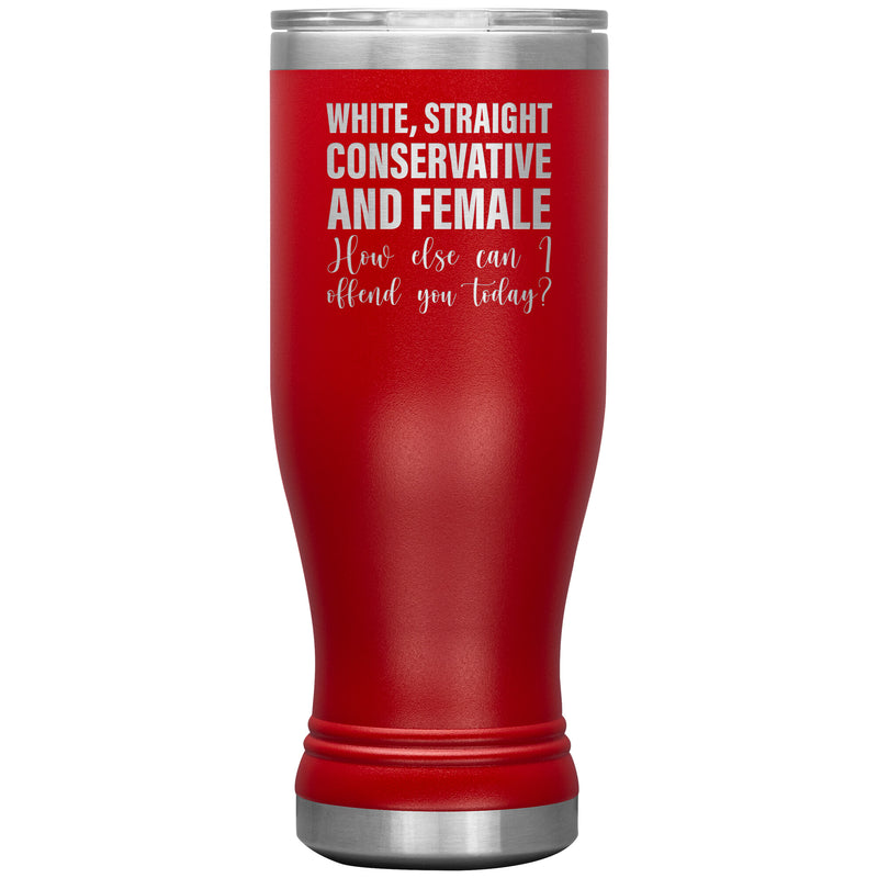 White Straight Conservative Female Tumbler 2