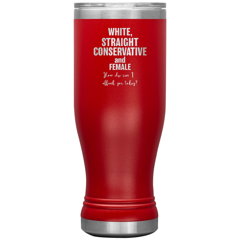 White Straight Conservative Female Tumbler
