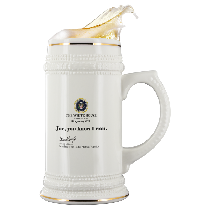 Joe You Know I Won Beerstein