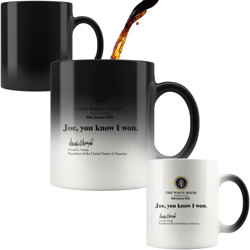 Joe You Know I Won Magic Mug