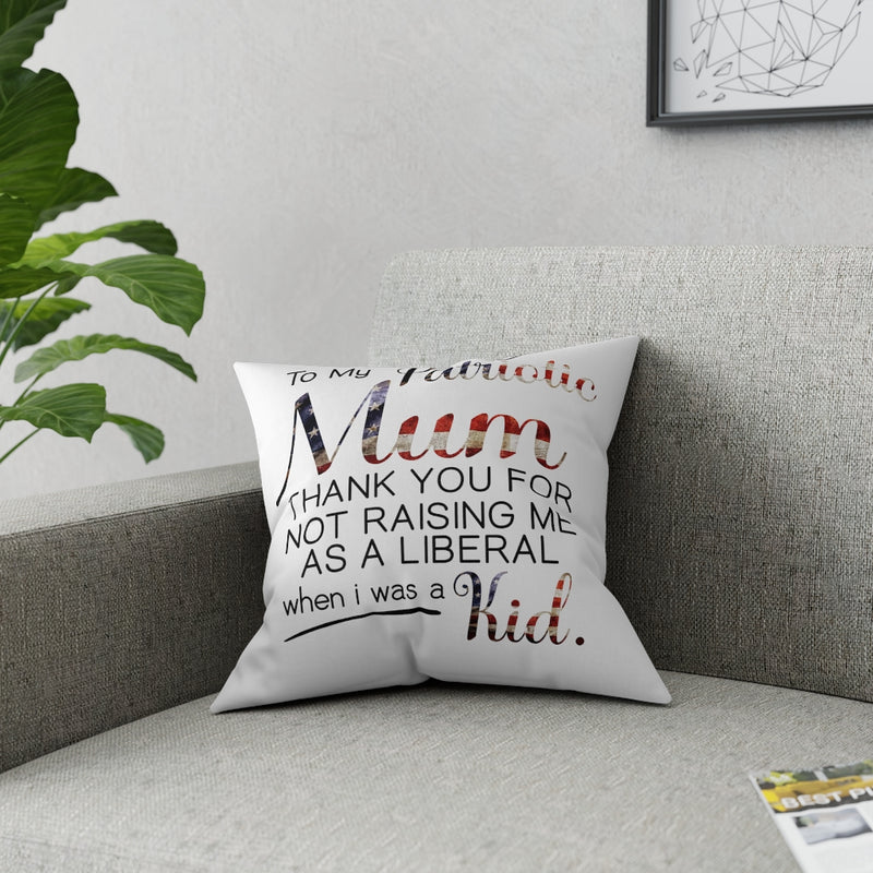 Thank You Mom Pillow