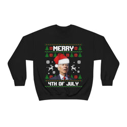 Merry 4th Of July Christmas Sweater (Unisex)