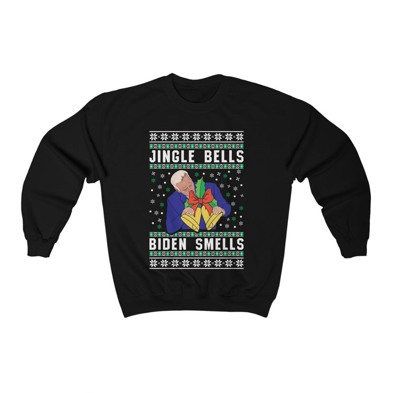 Jingle Bell Biden Smells Christmas Sweater (Unisex)