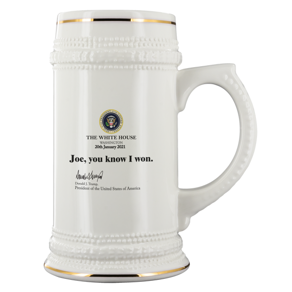 Joe You Know I Won Beerstein