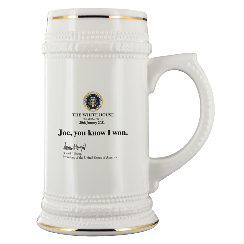 Joe You Know I Won Beerstein