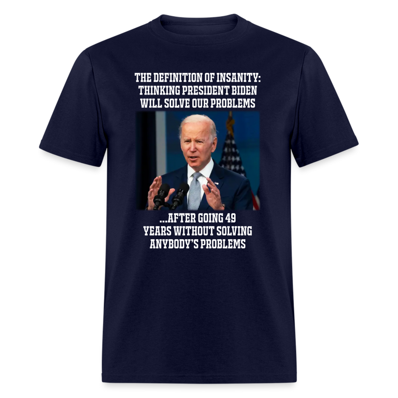 The Definition of Insanity T-Shirt - navy