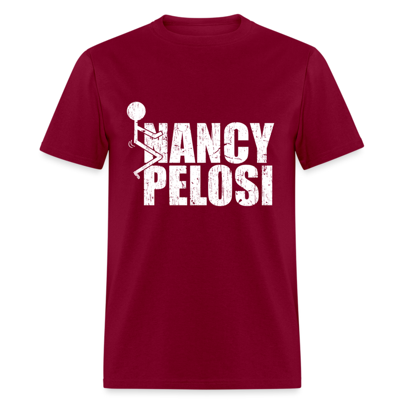 F Nancy Pelosi T-Shirt - burgundy