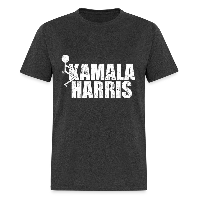 F Kamala Harris T-Shirt - heather black