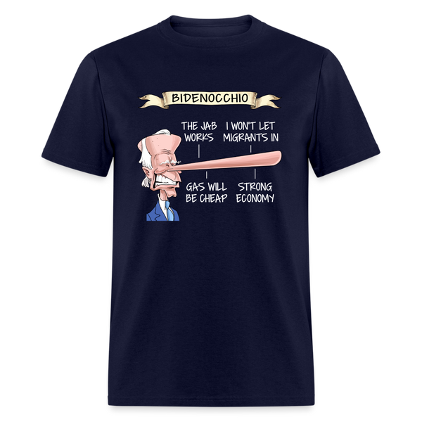 The Bidenocchio T-Shirt - navy