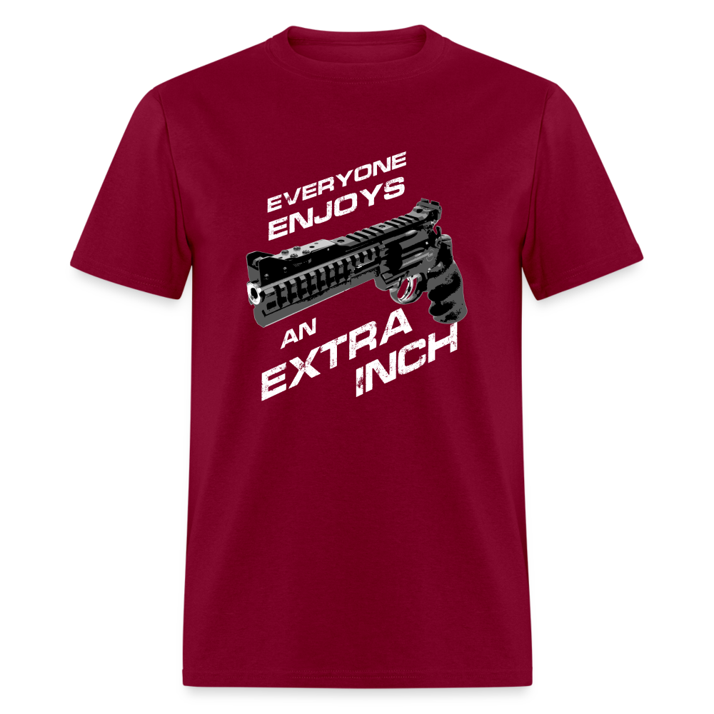 Extra Inch T-Shirt - burgundy