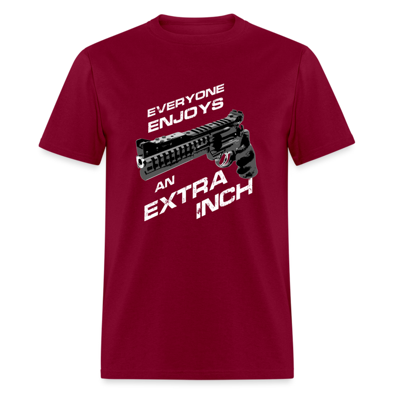 Extra Inch T-Shirt - burgundy