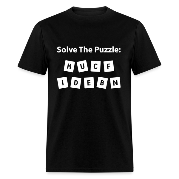 Solve the Puzzle T-Shirt - black