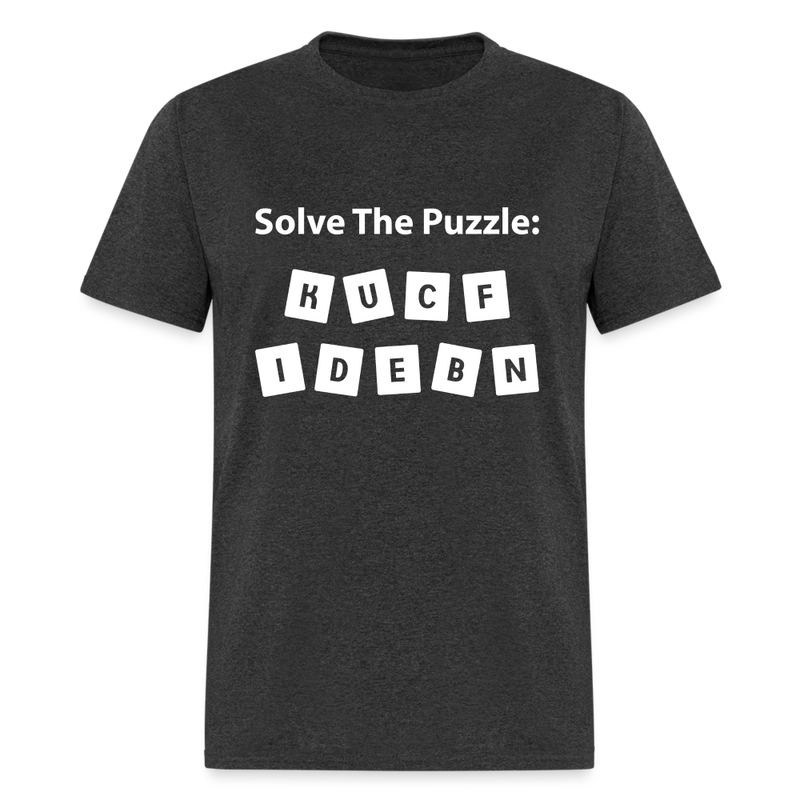 Solve the Puzzle T-Shirt - heather black