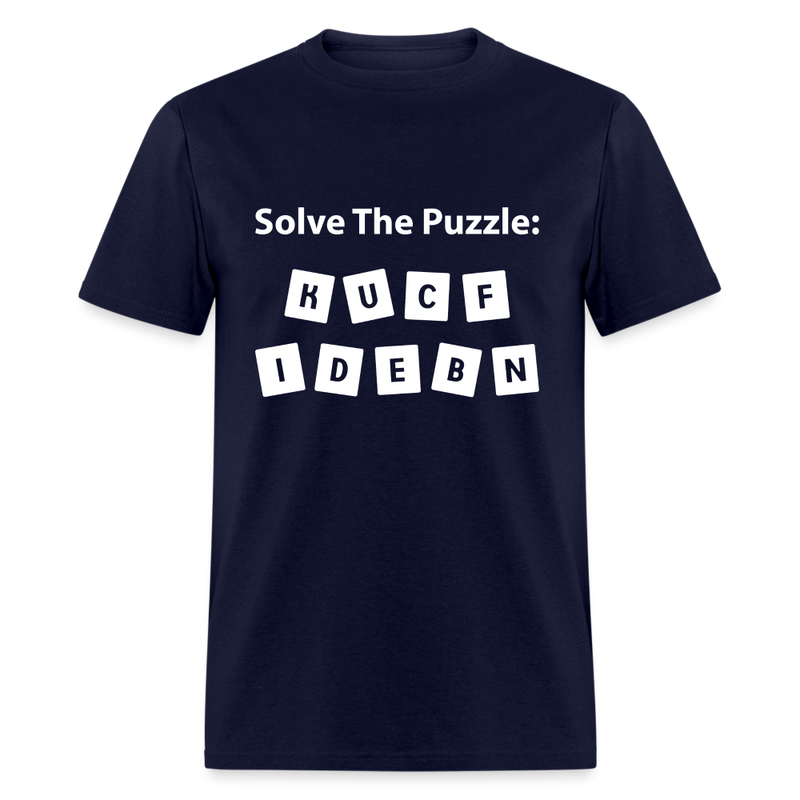 Solve the Puzzle T-Shirt - navy