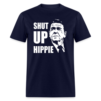 Shut Up Hippie T-Shirt - navy