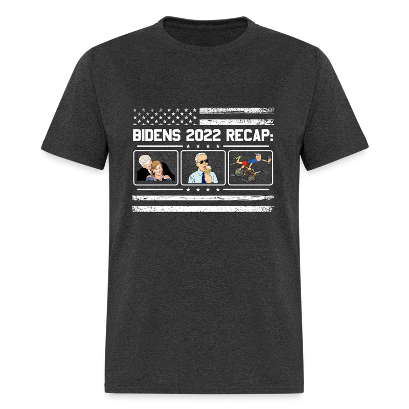 Bidens 2022 Recap T-Shirt - heather black