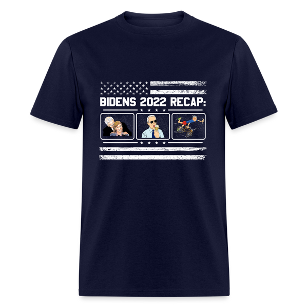 Bidens 2022 Recap T-Shirt - navy