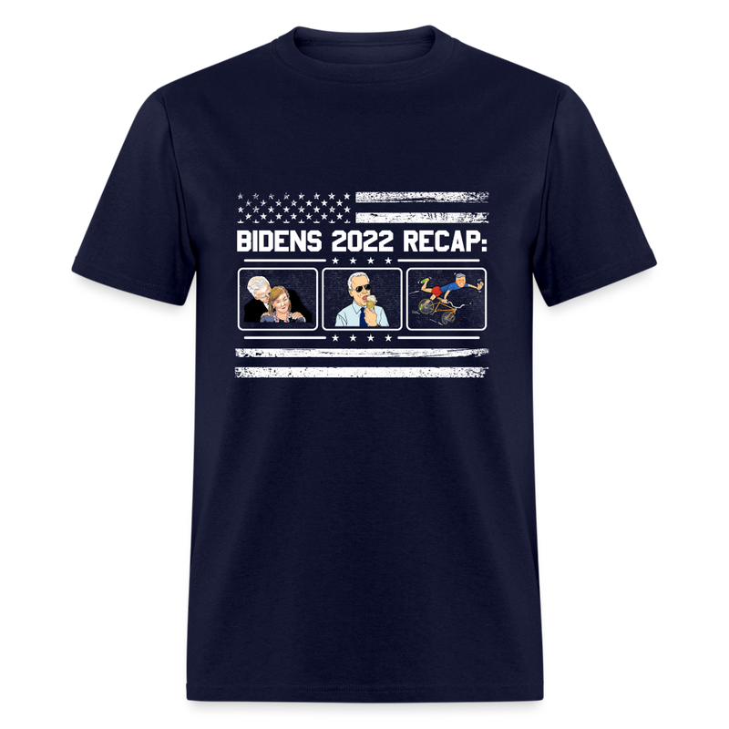 Bidens 2022 Recap T-Shirt - navy