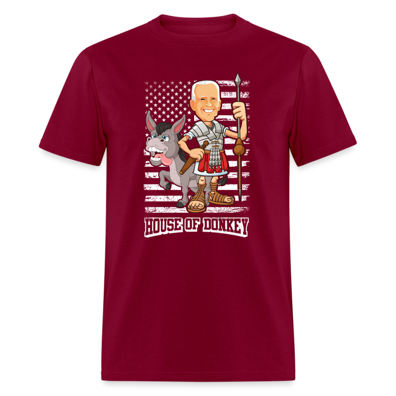 House of Donkey T-Shirt - burgundy