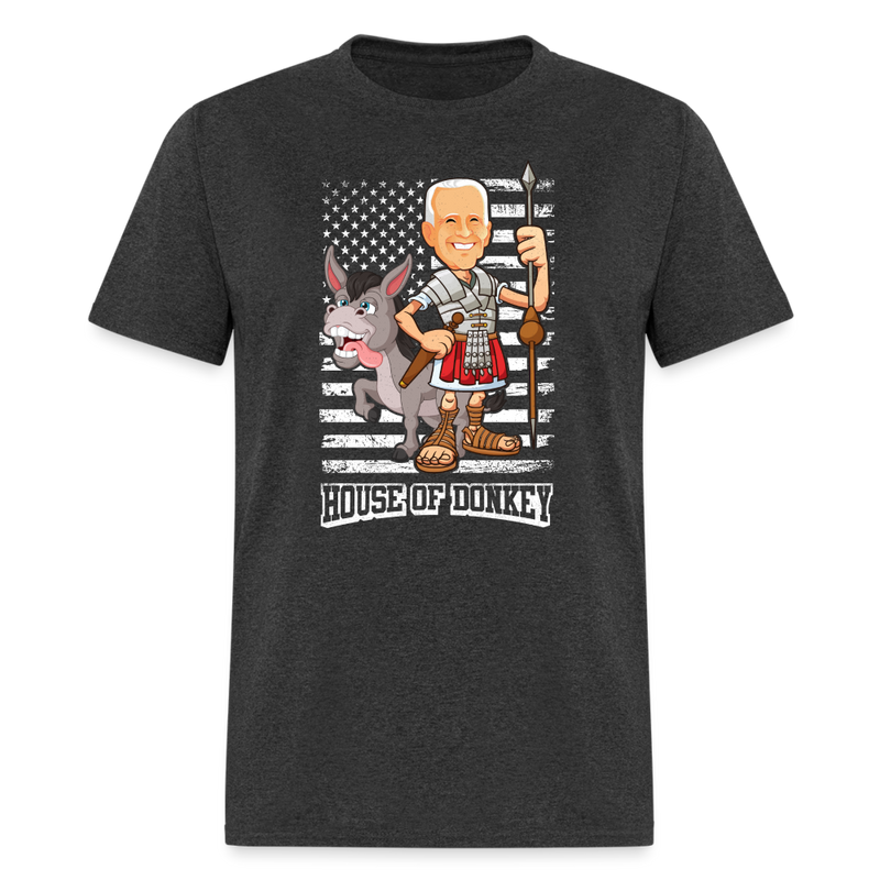 House of Donkey T-Shirt - heather black